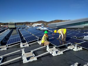 Solar panel installation