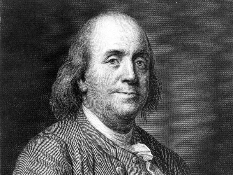 Portrait of Benjamin Franklin